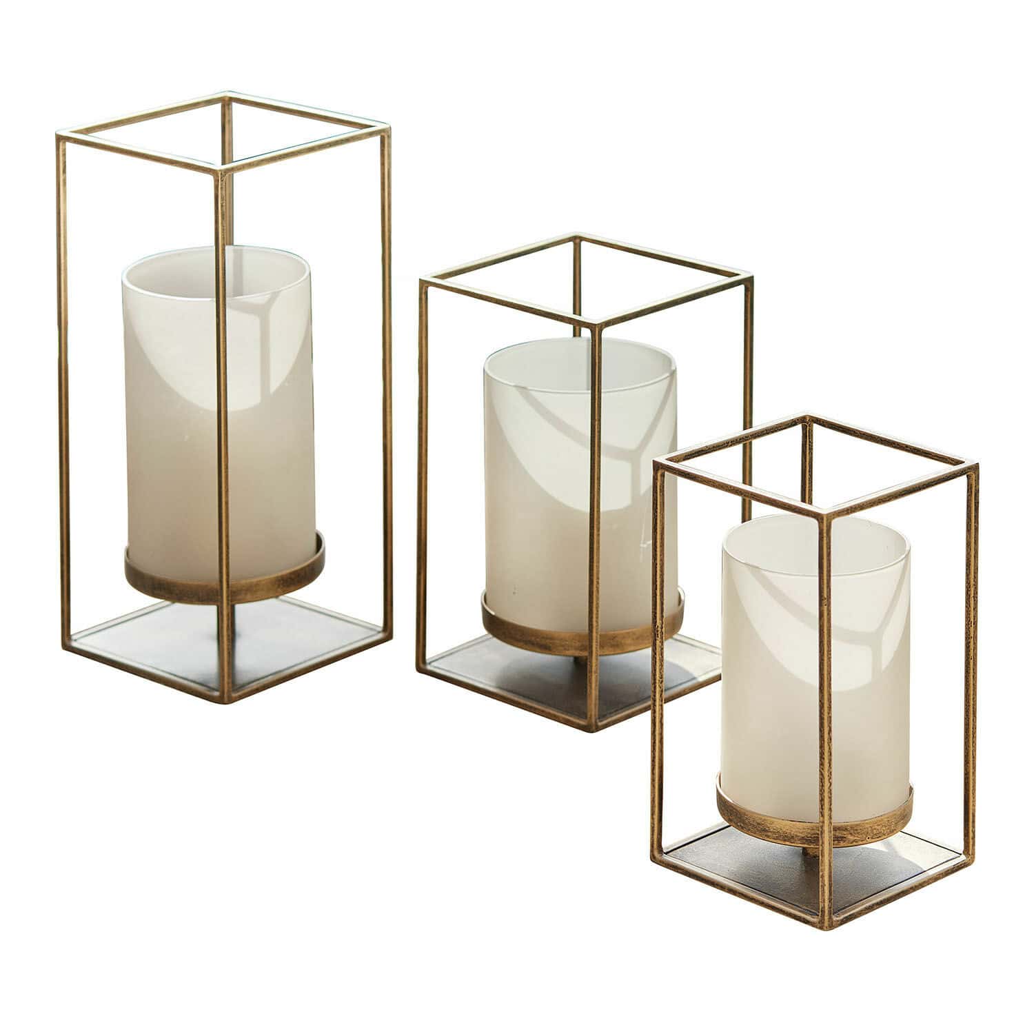 Set di 3 portacandele Vauxandre