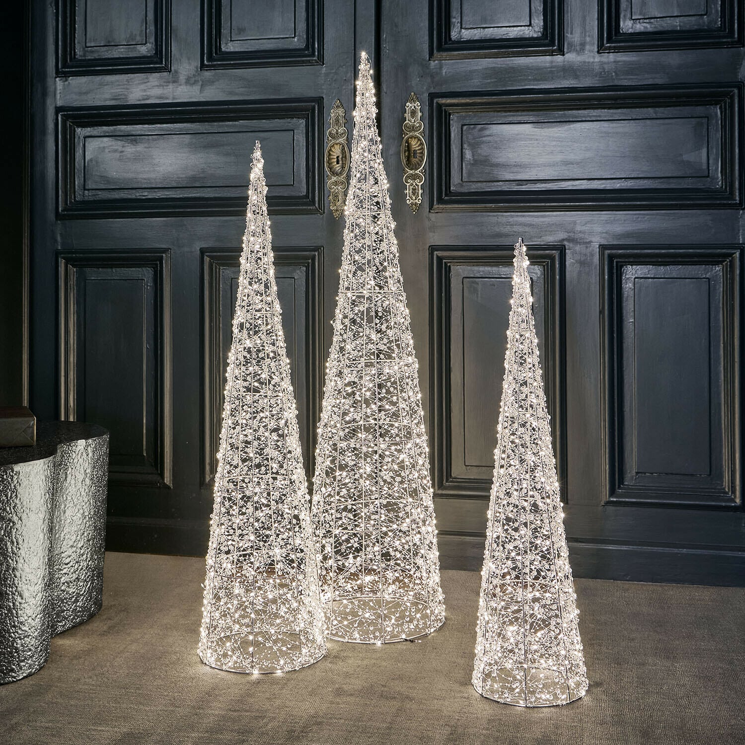 Set di 3 alberi a LED Clairune Set di 3 alberi a LED Clairune