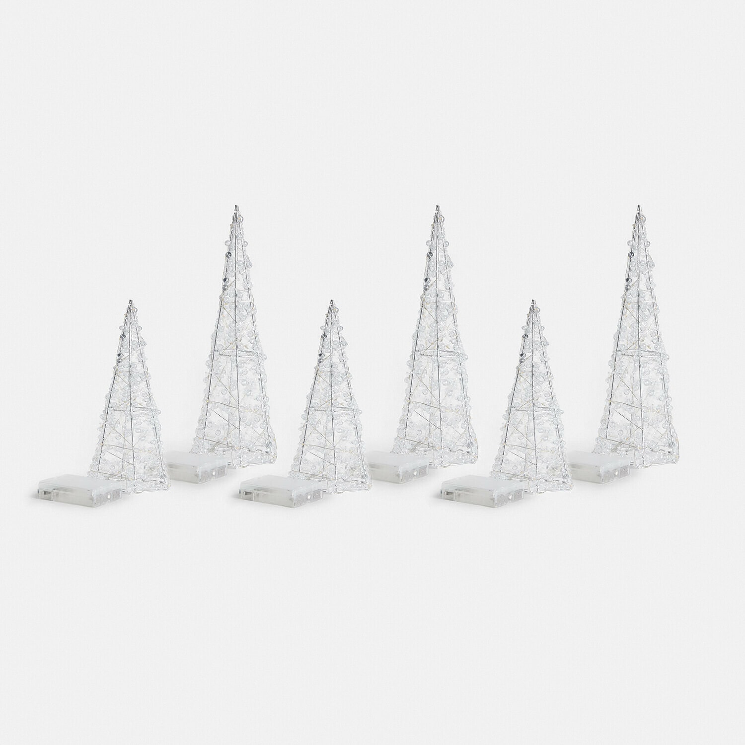 Set di 6 alberelli a LED Féelisse