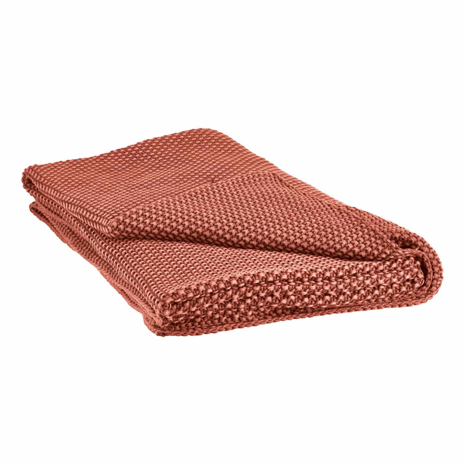 color ruggine Plaid Amberley color ruggine in materiale morbido, perfetto per un ambiente accogliente.