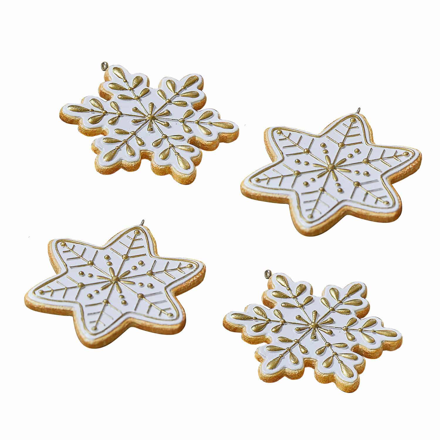 Set di 4 decorazioni natalizie Chimayo