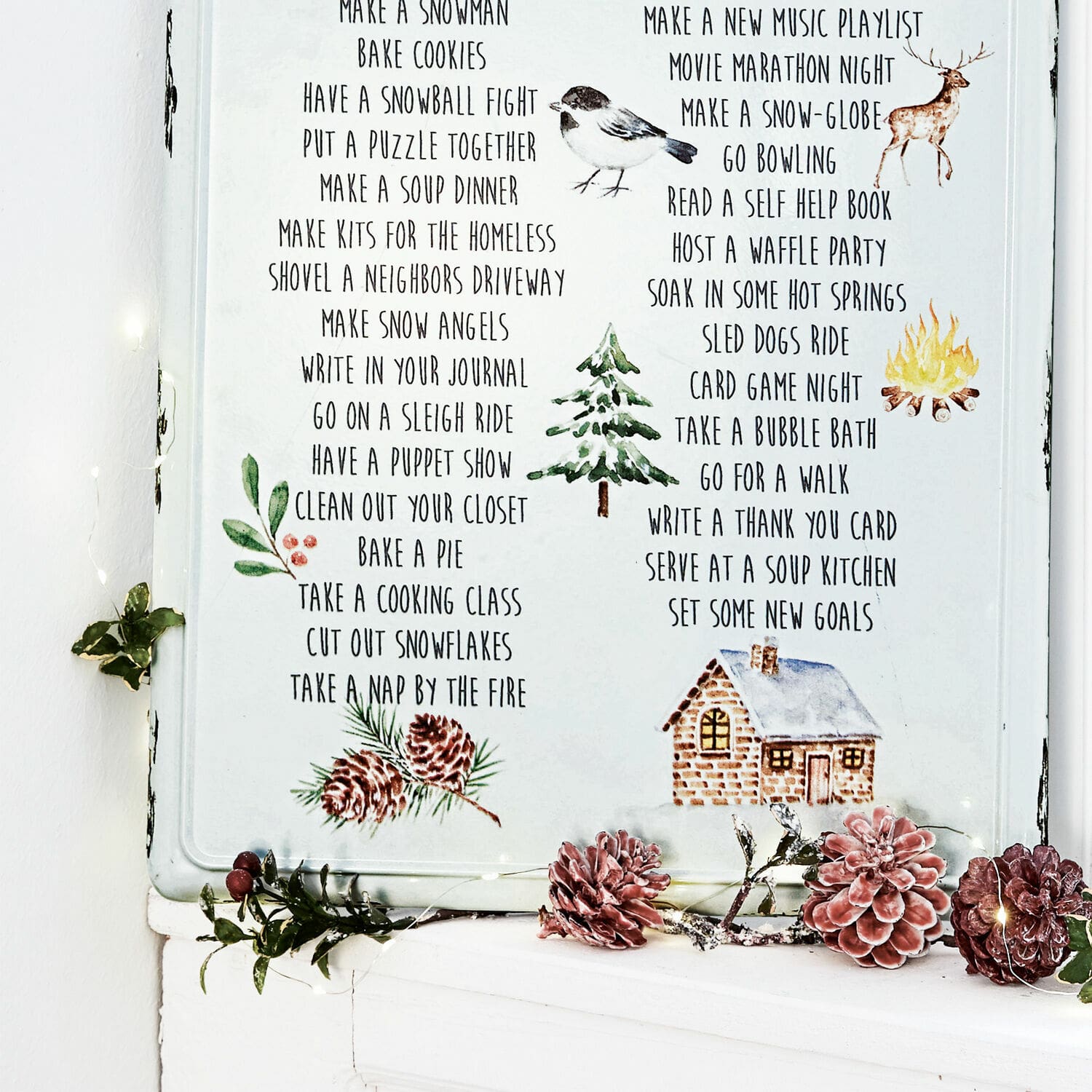 Quadretto decorativo List