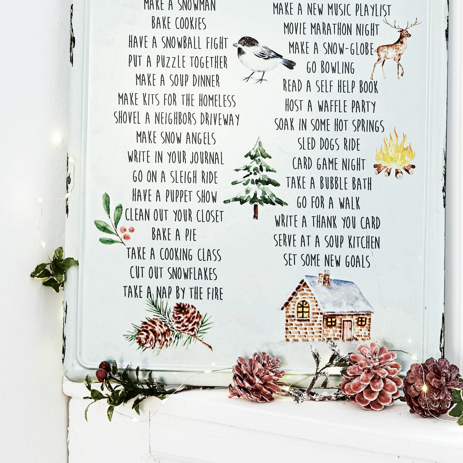 Quadretto decorativo List