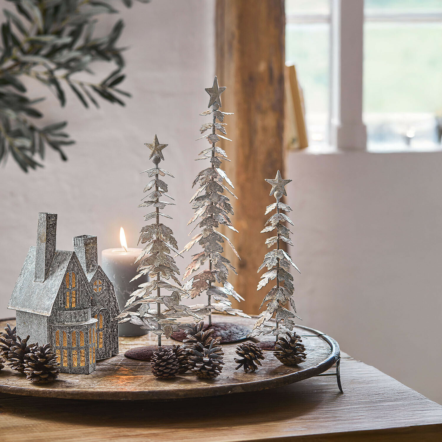 Set di 3 alberelli decorativi Laruns