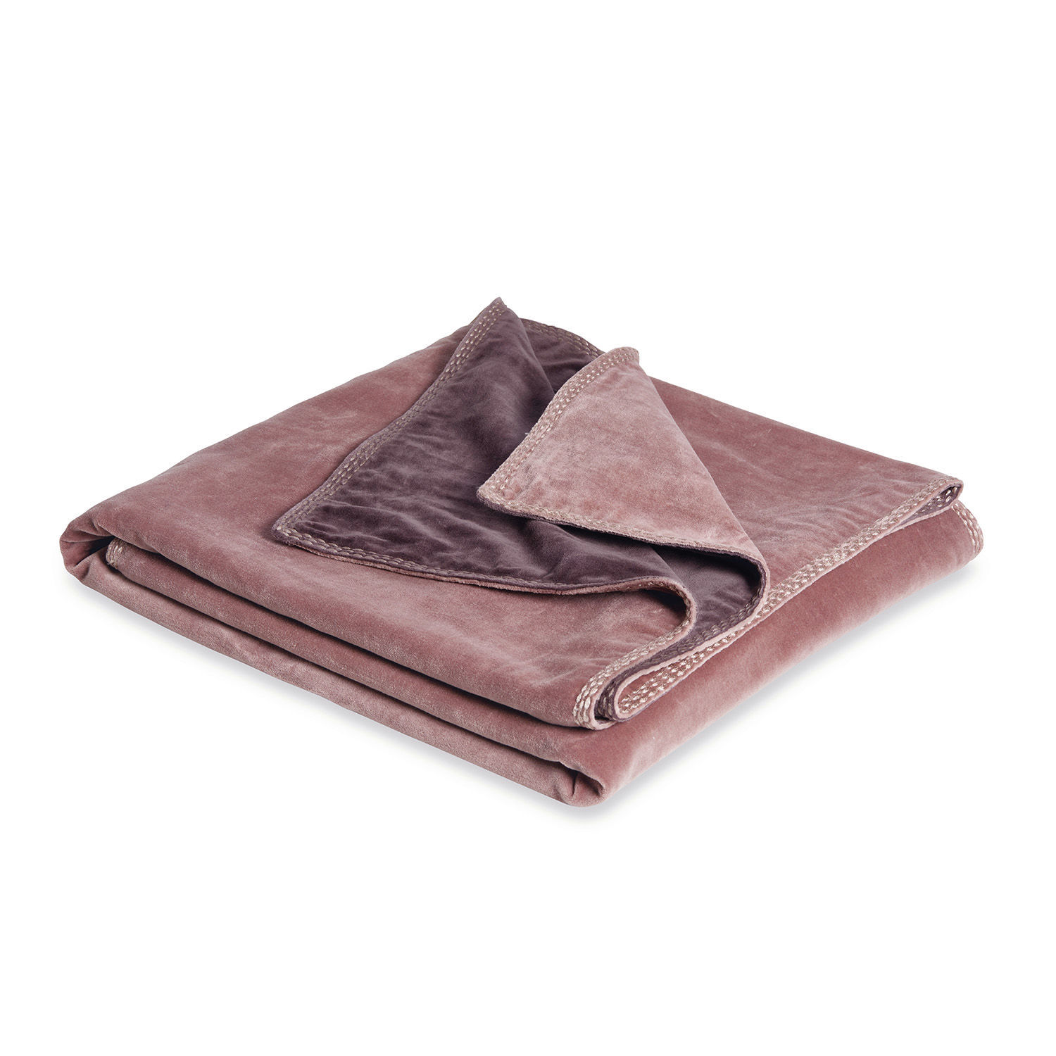 Plaid Murs Coperta in velluto morbido rosa e viola, perfetta per decorare e riscaldare gli ambienti