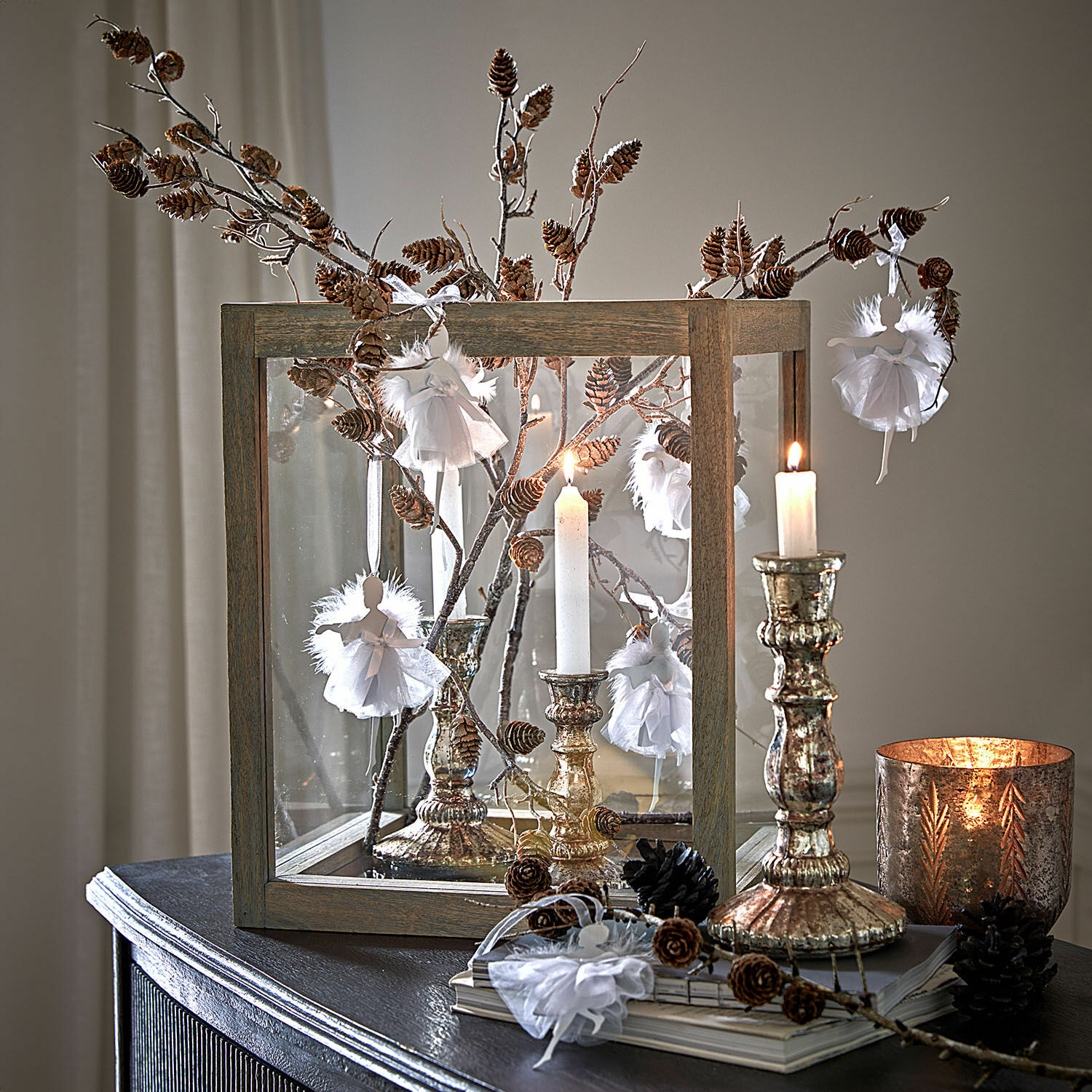Set di 6 decorazioni da appendere Ursule