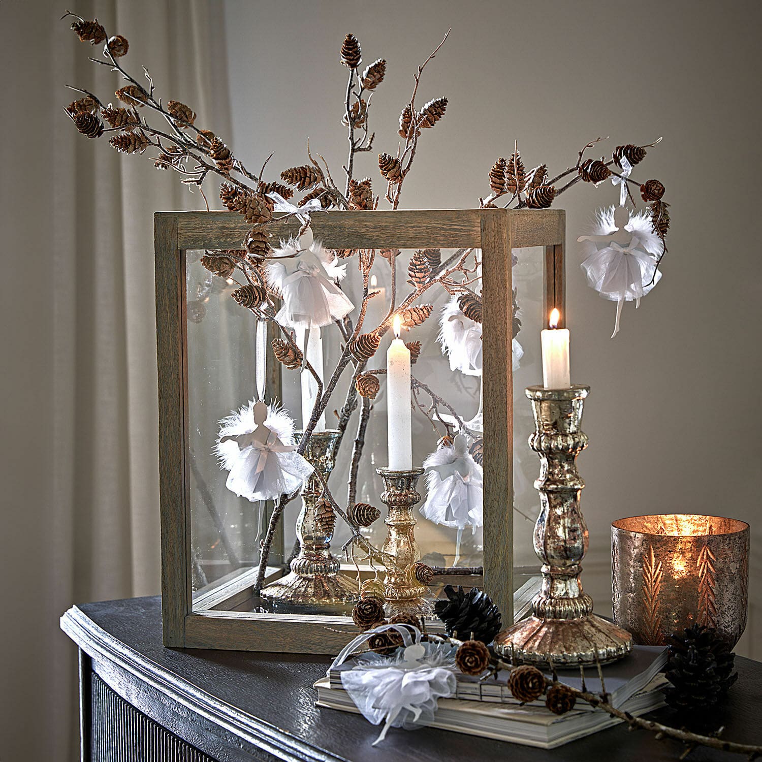 Set di 6 decorazioni da appendere Ursule