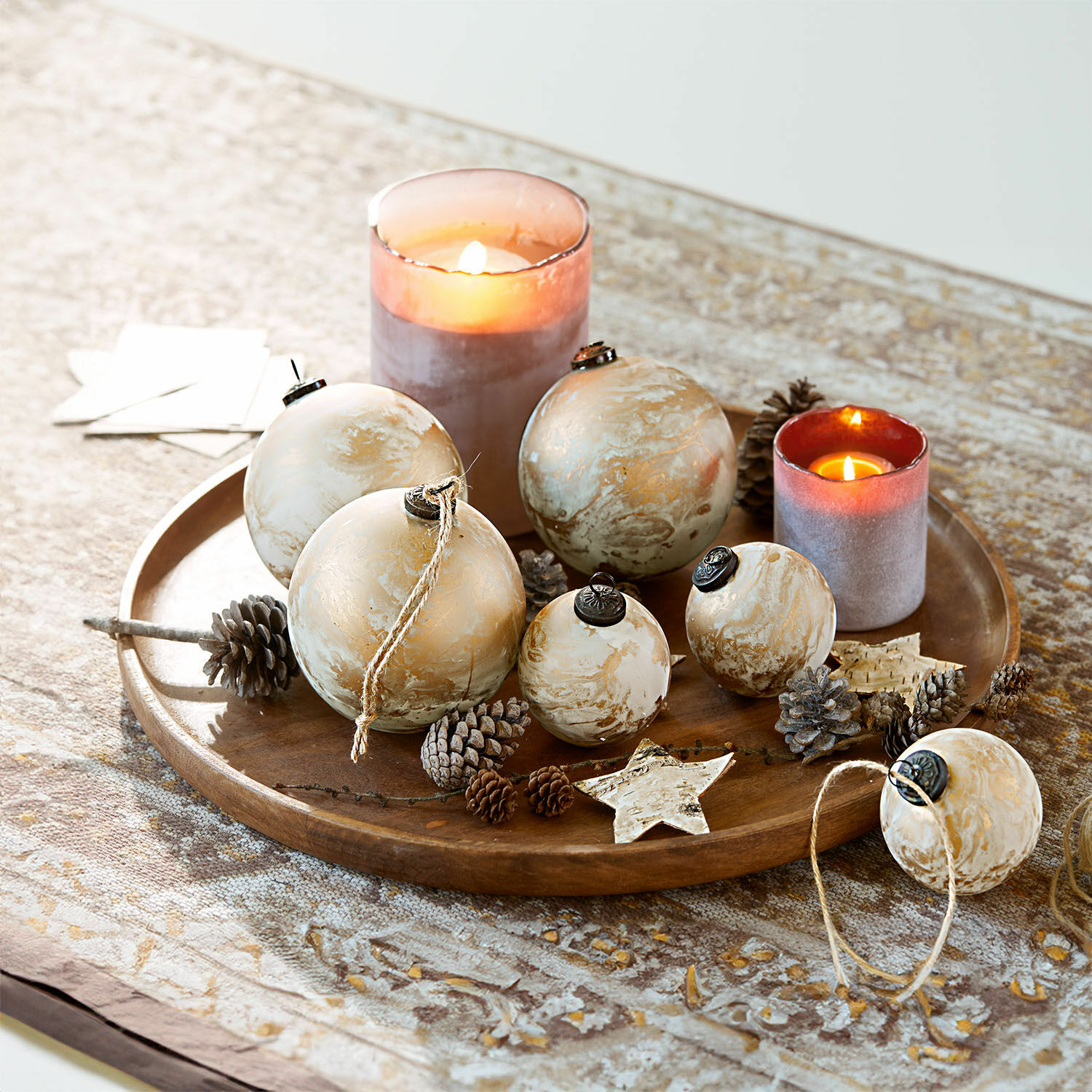 Set di 6 palline di Natale Nymeria