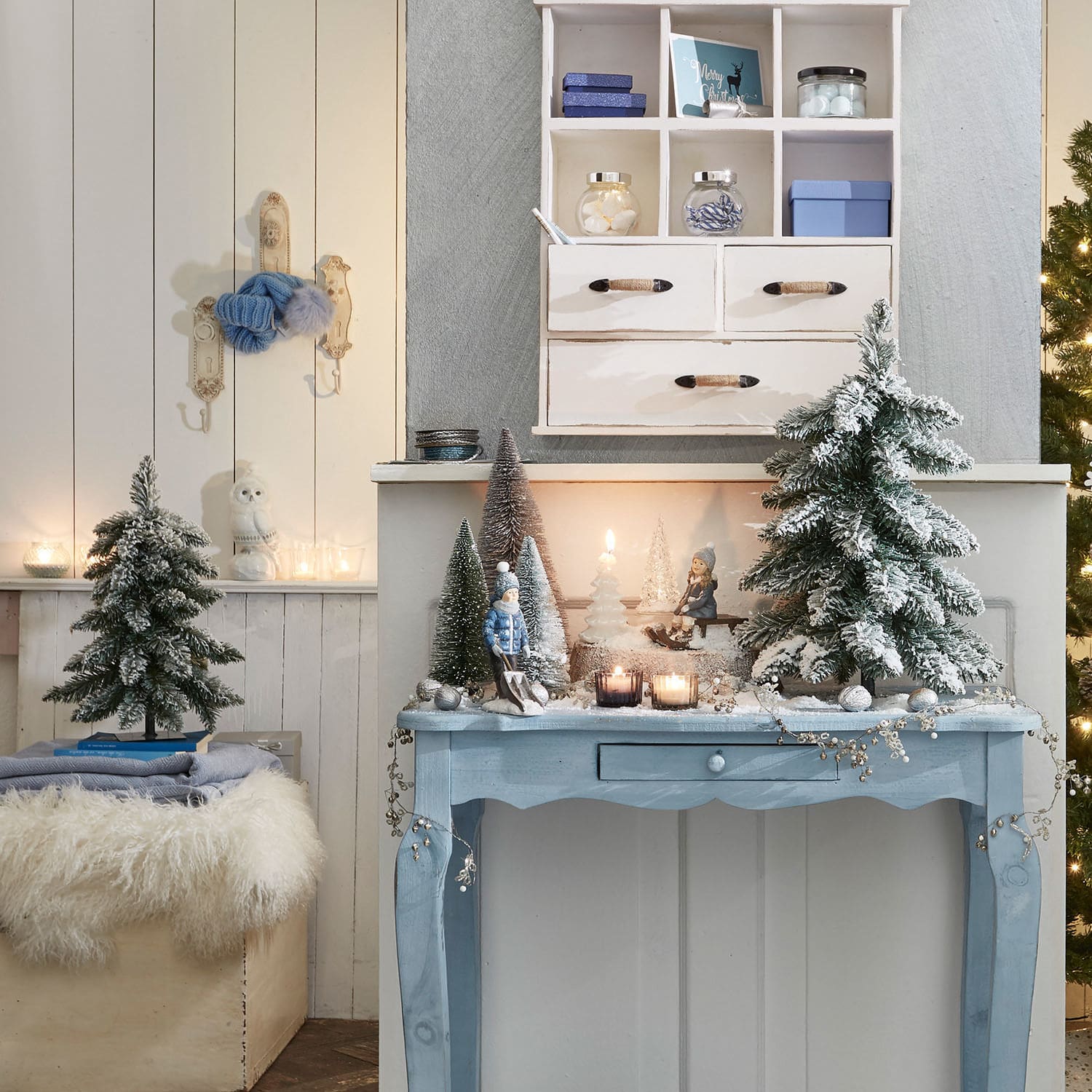 Coppia di alberelli decorativi Willroy
