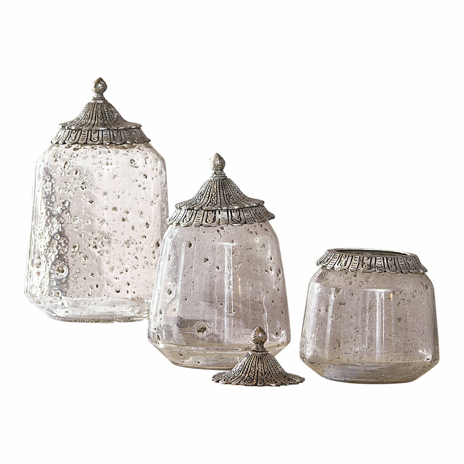 Set di 3 barattoli in vetro Nizwa
