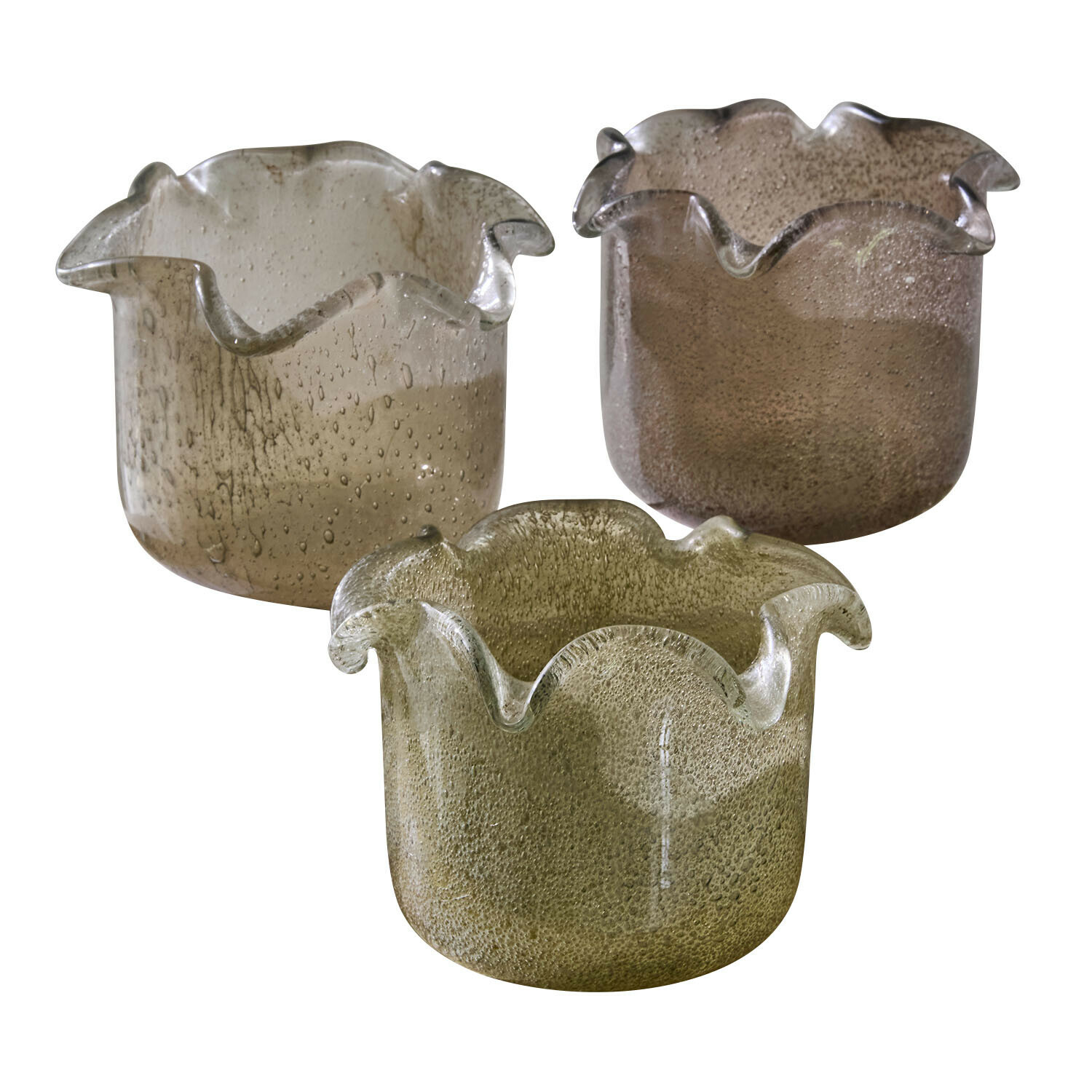 Set di 3 portalumini Venara