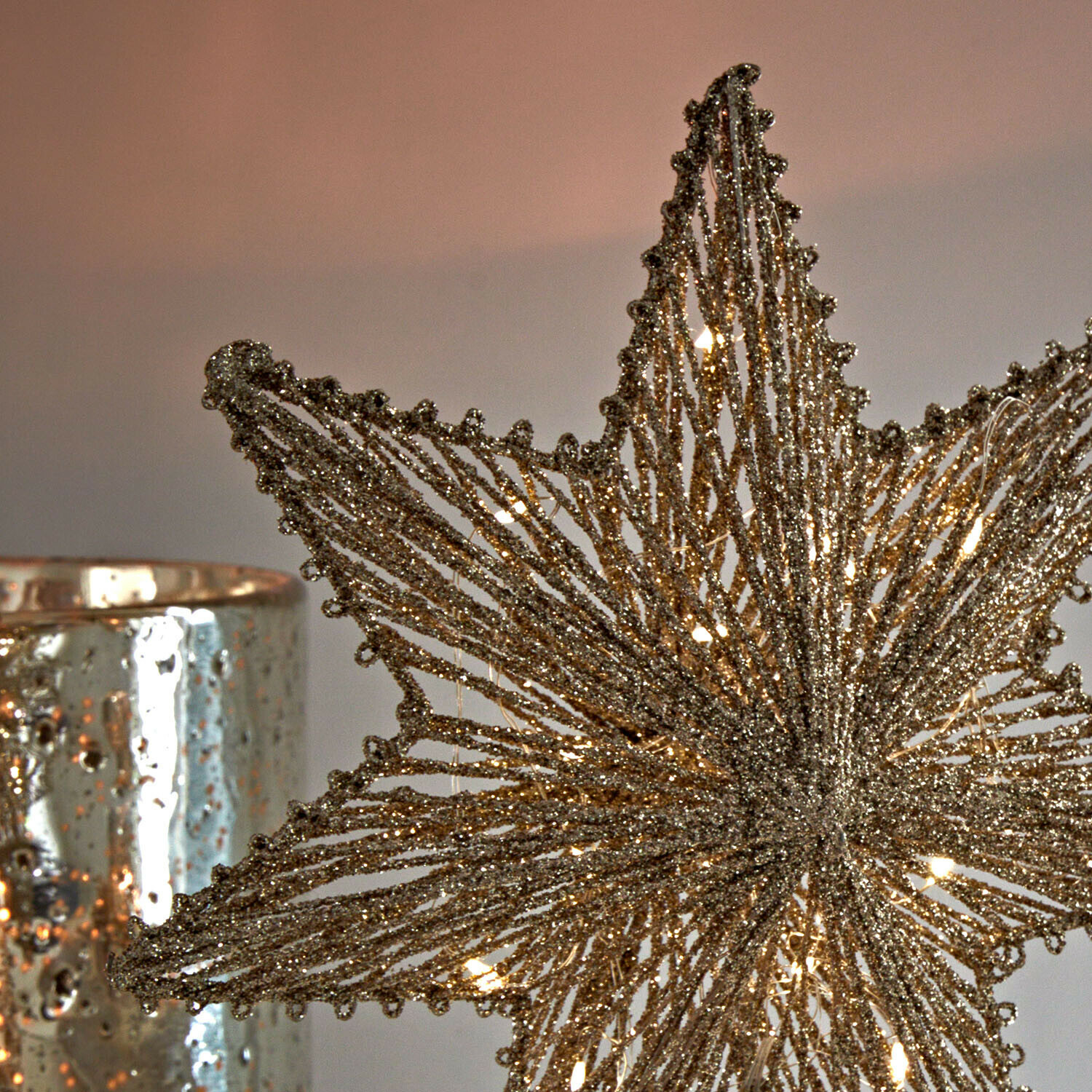 Puntale per albero di Natale a LED Amarosas