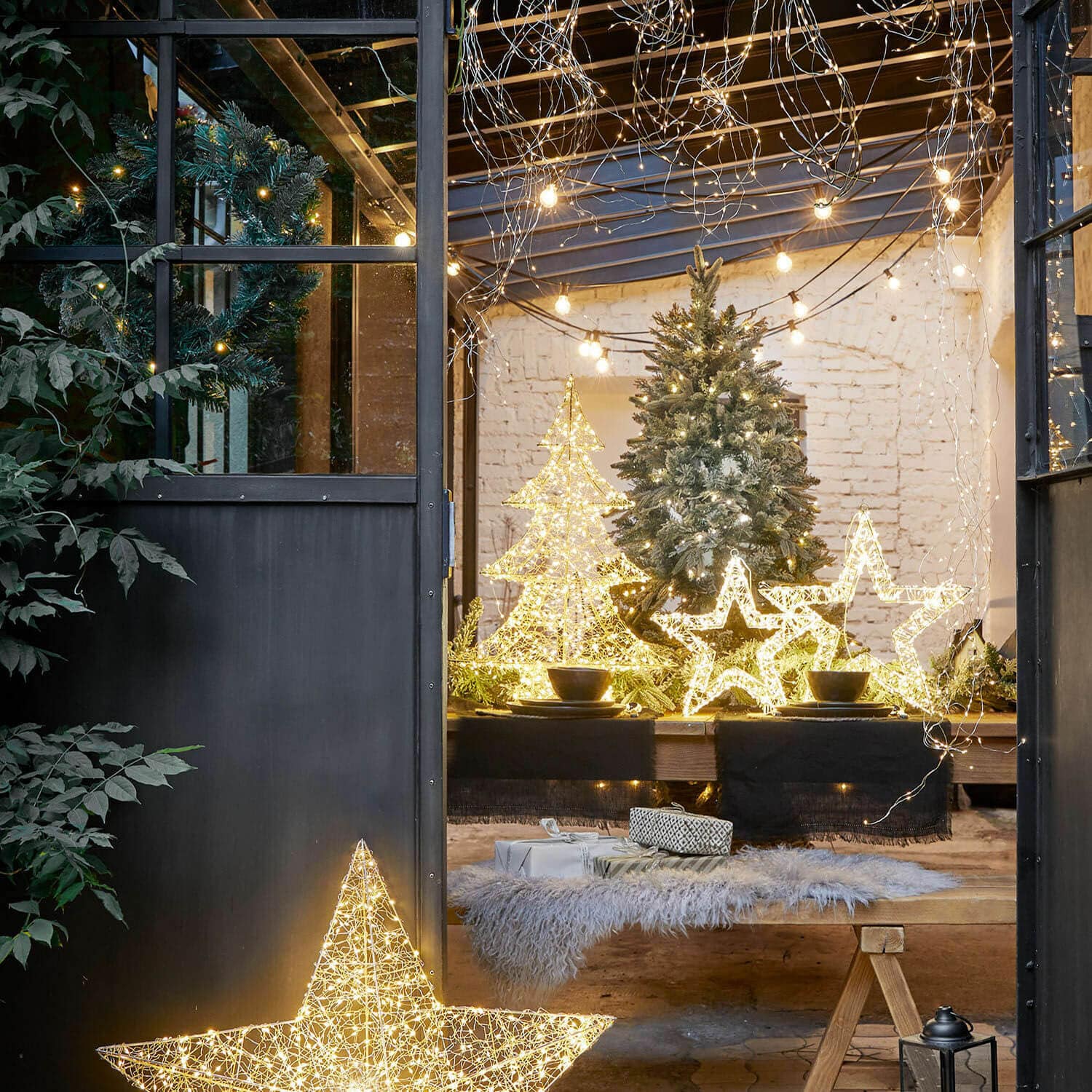 Alberello con luci a LED Vivetelle