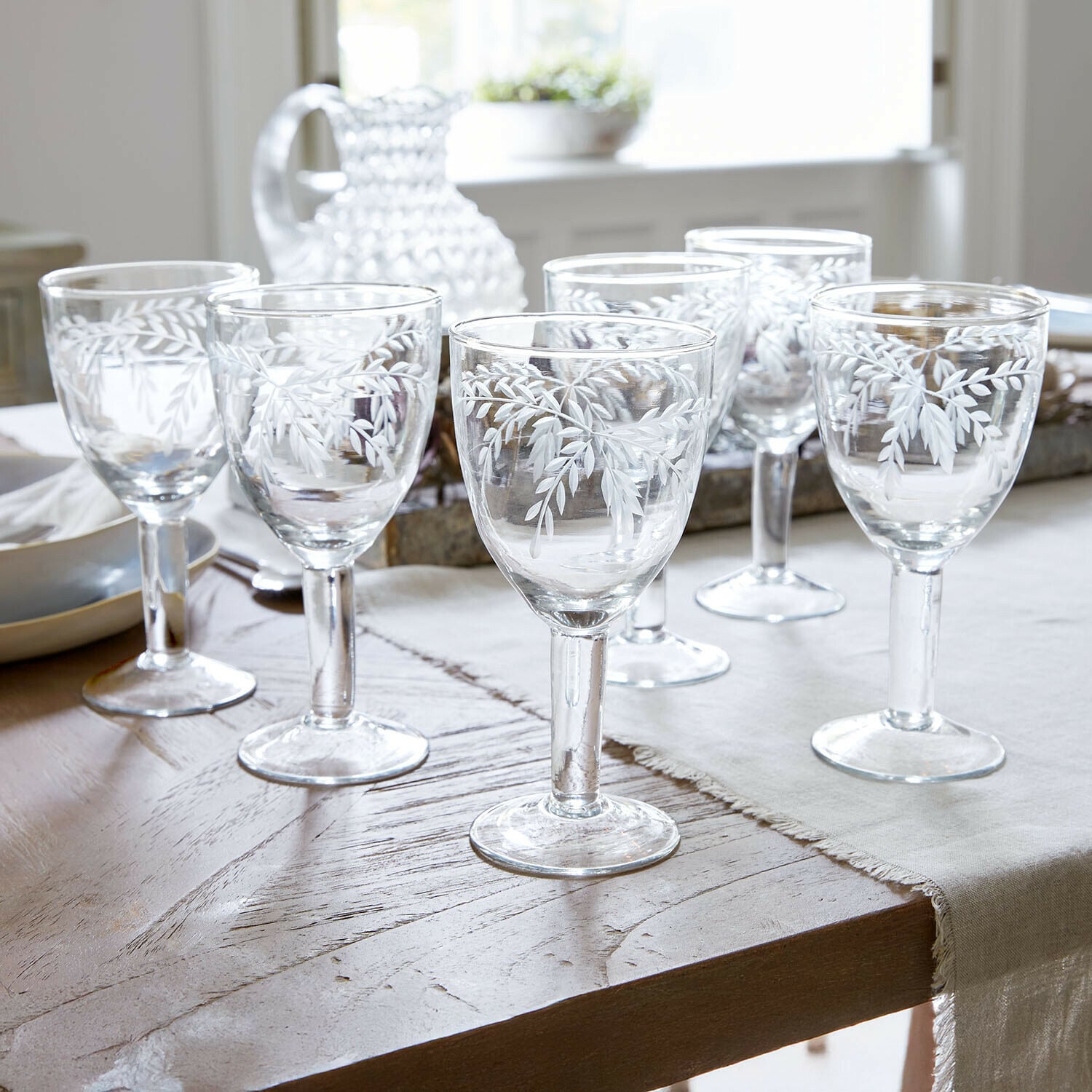 Set di 6 bicchieri Florineau
