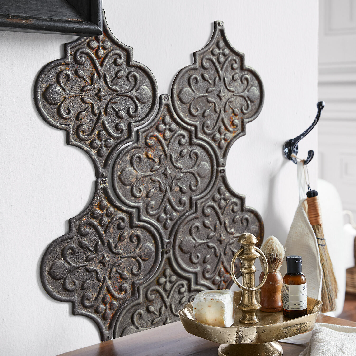Set di 6 ornamenti da parete Halira
