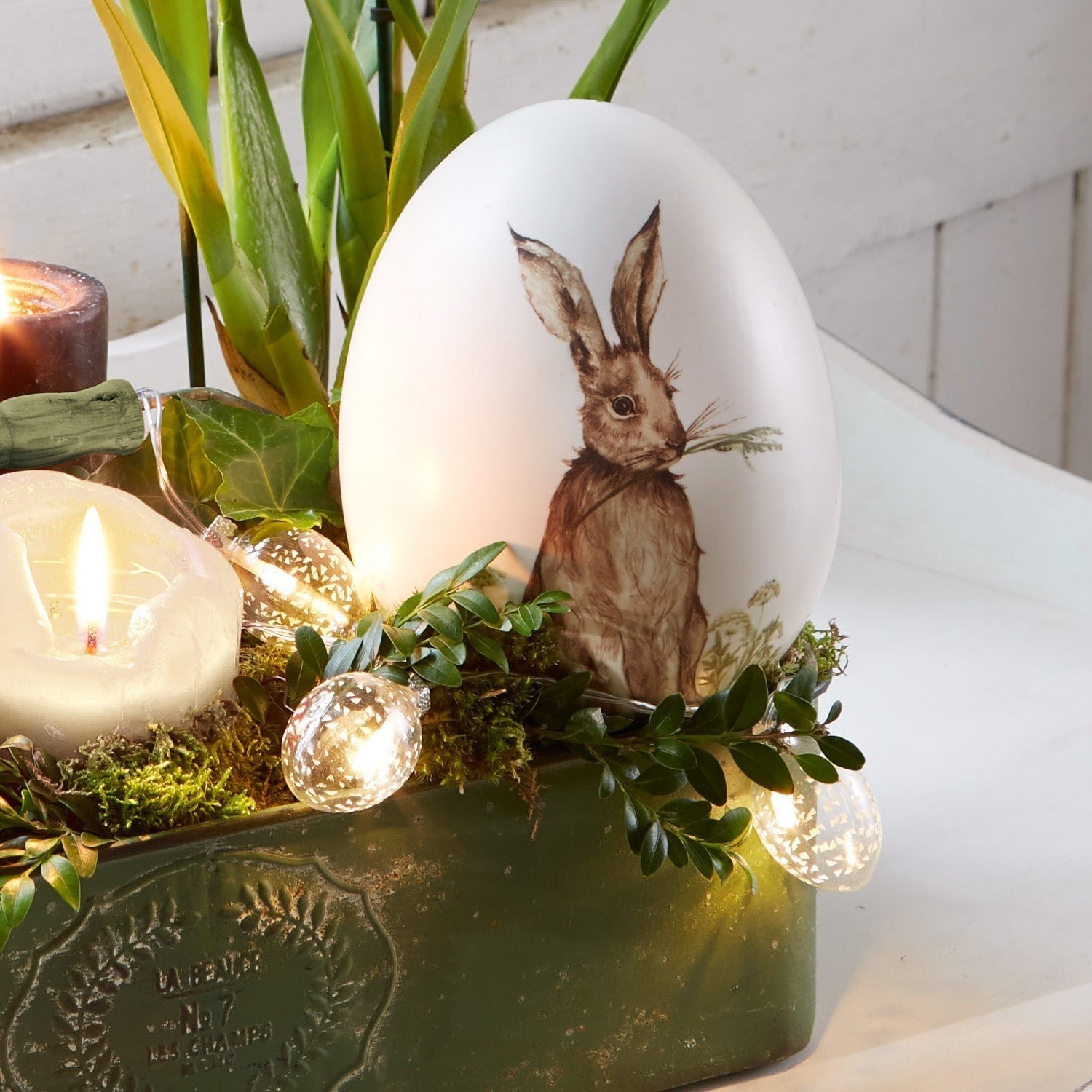 Coppia di uova di Pasqua Rubie