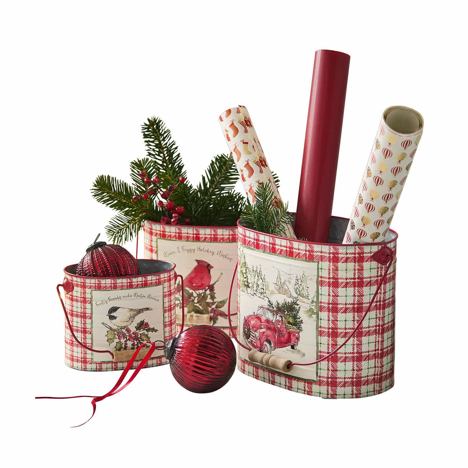 Set di 3 portavasi Fuzzy