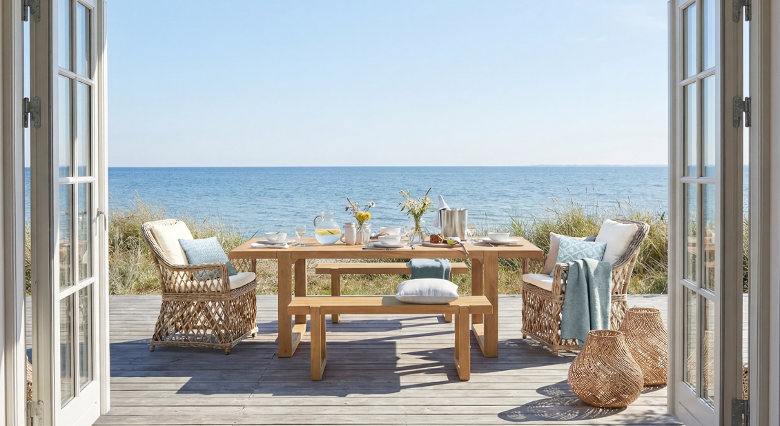 Brunch con vista mare