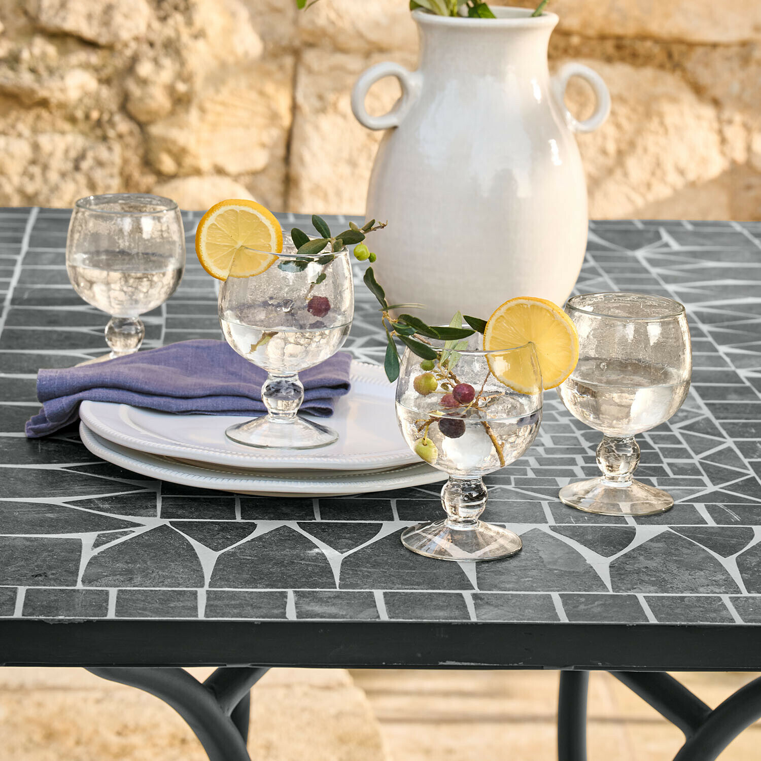 Set di 4 bicchieri Vinoros