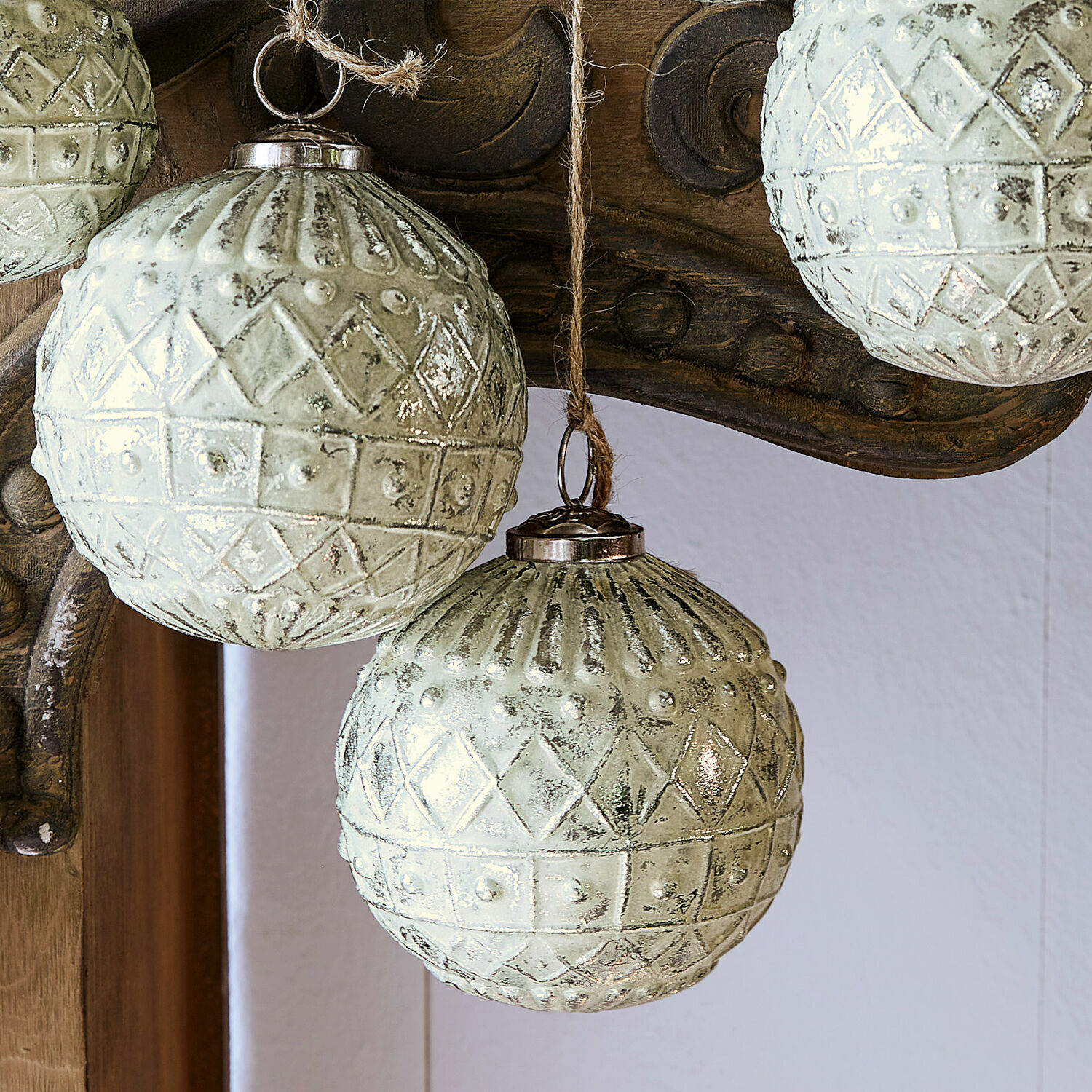 Set di 6 decorazioni natalizie Gladwin