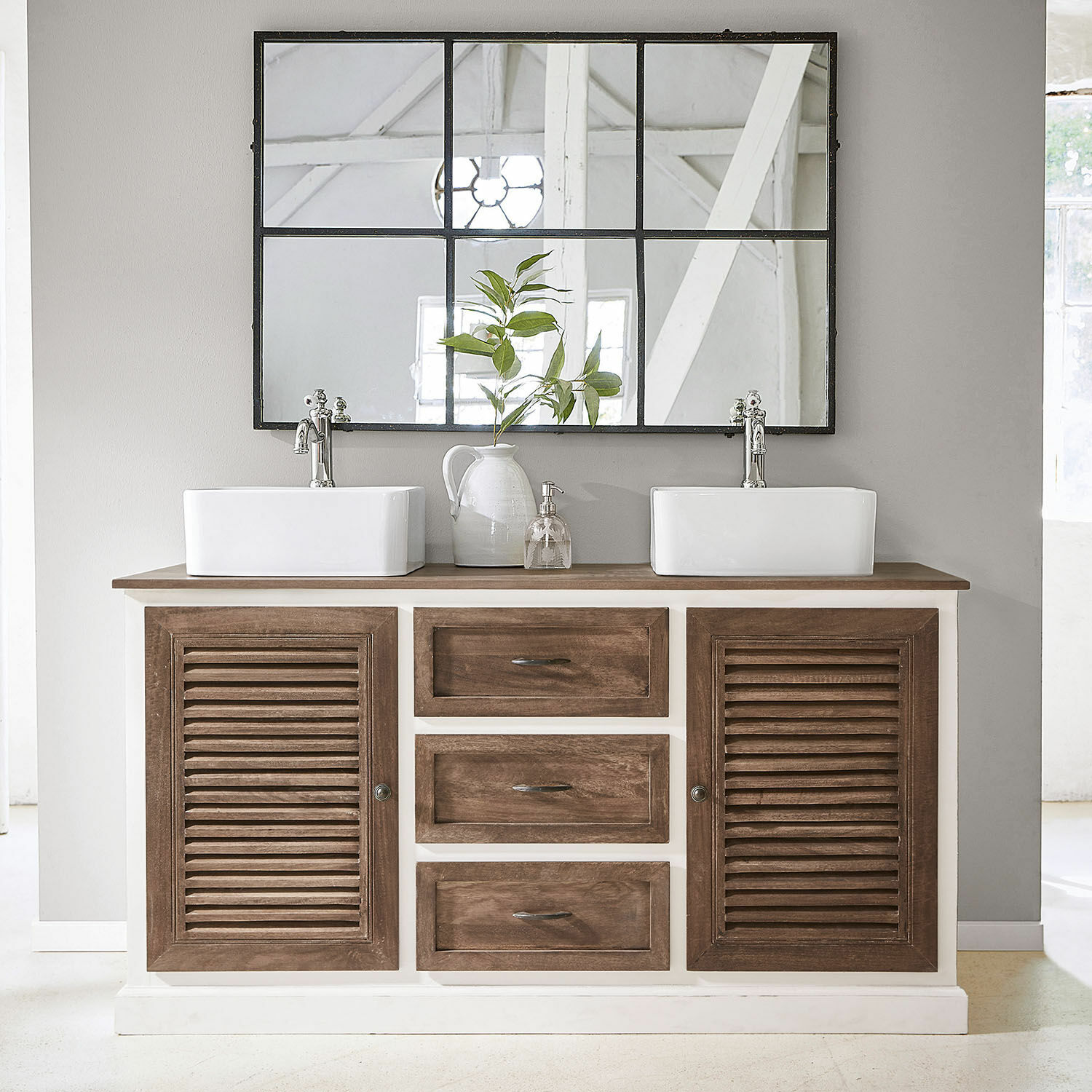 Mobile con doppio lavabo Farmington