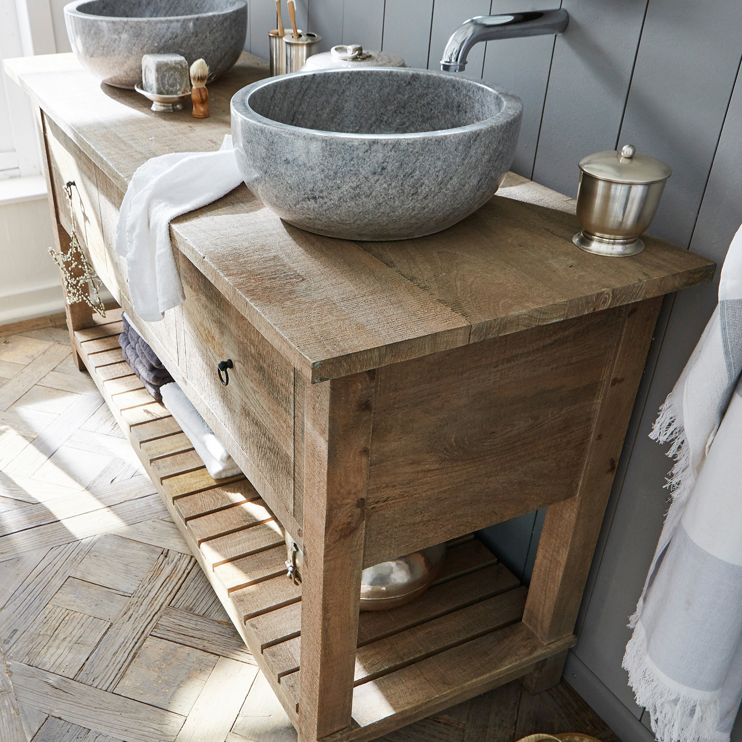 Mobile con doppio lavabo Ravel