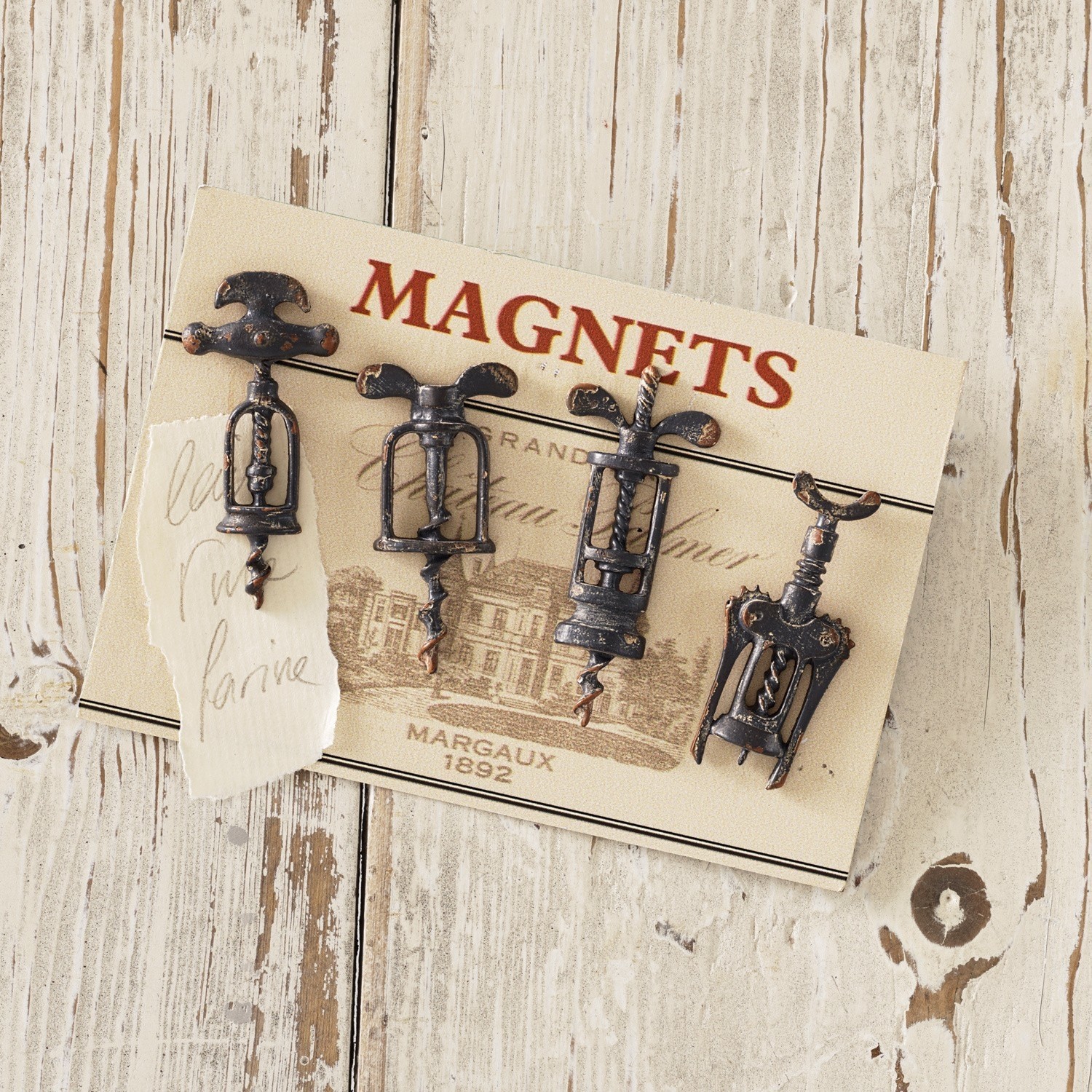 Set di 4 calamite Corkscrew