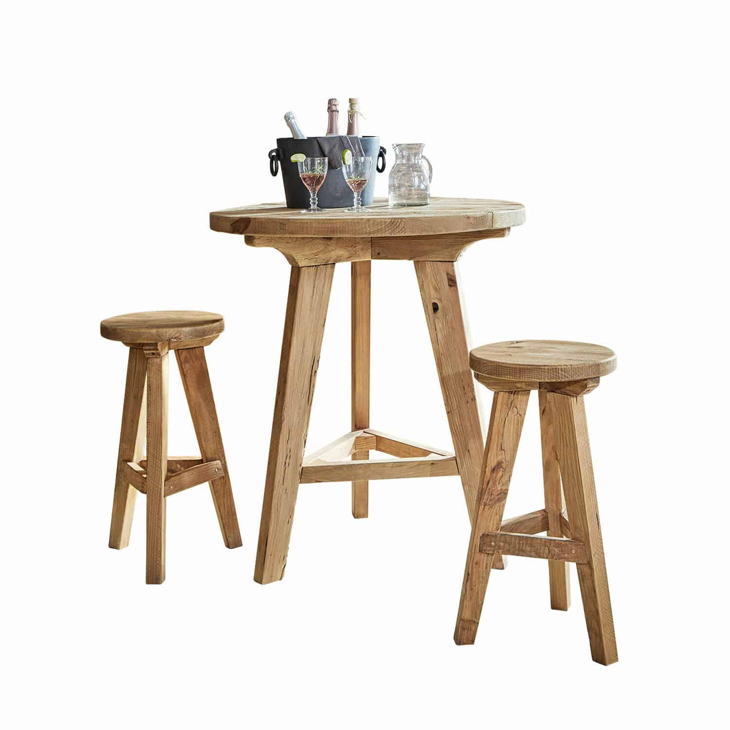 Set di tavolino e sgabelli Stonington