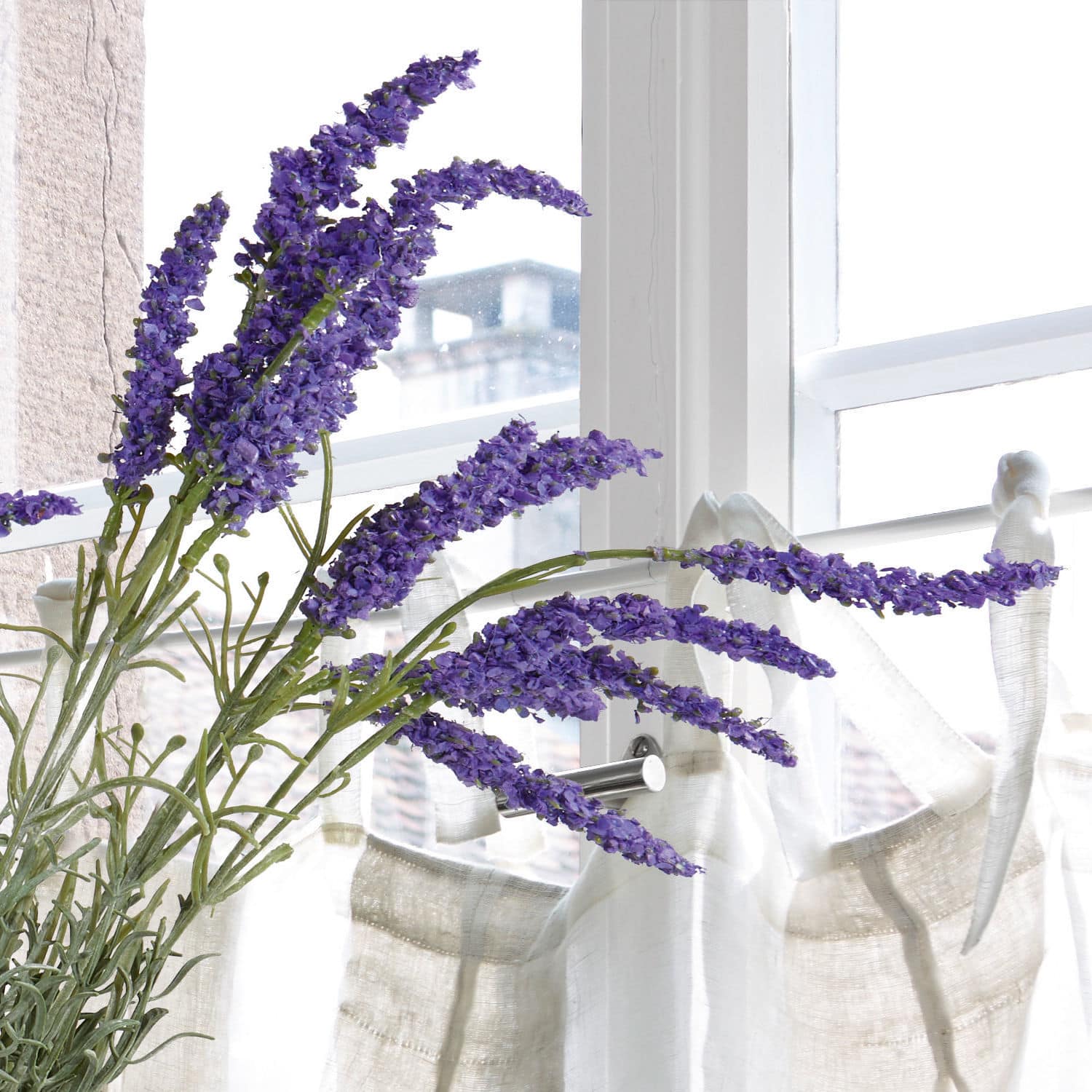 Set di 6 fiori decorativi Lavender