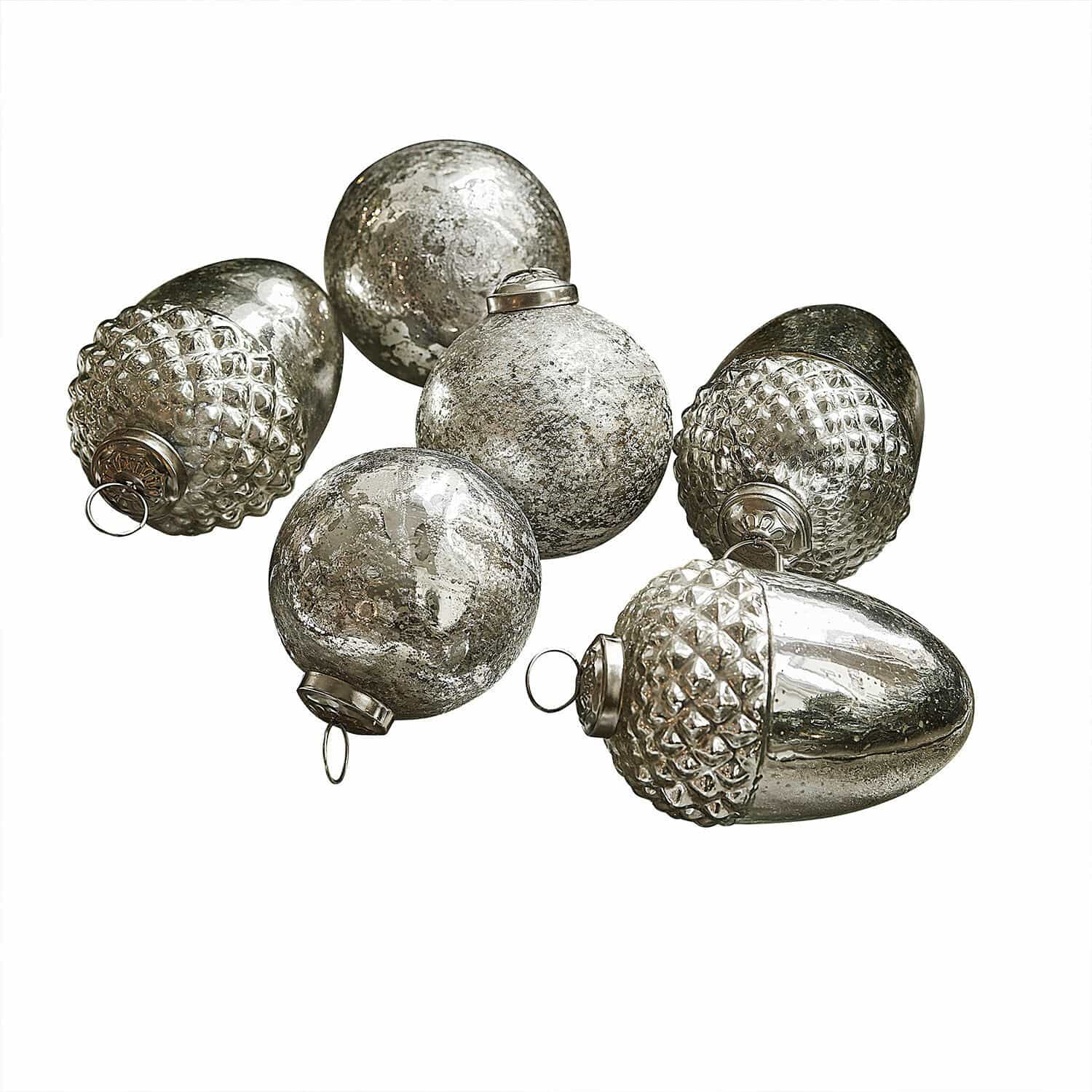 Set di 6 decorazioni per albero di Natale Dorianne