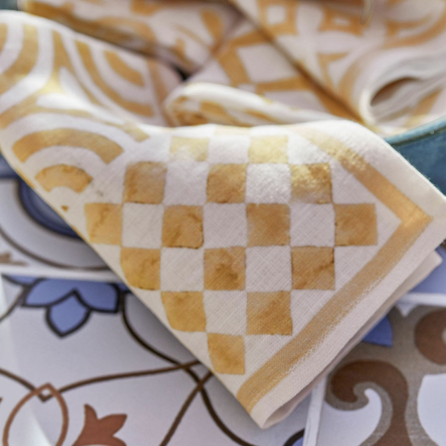 Set di 4 tovaglioli Larvaux