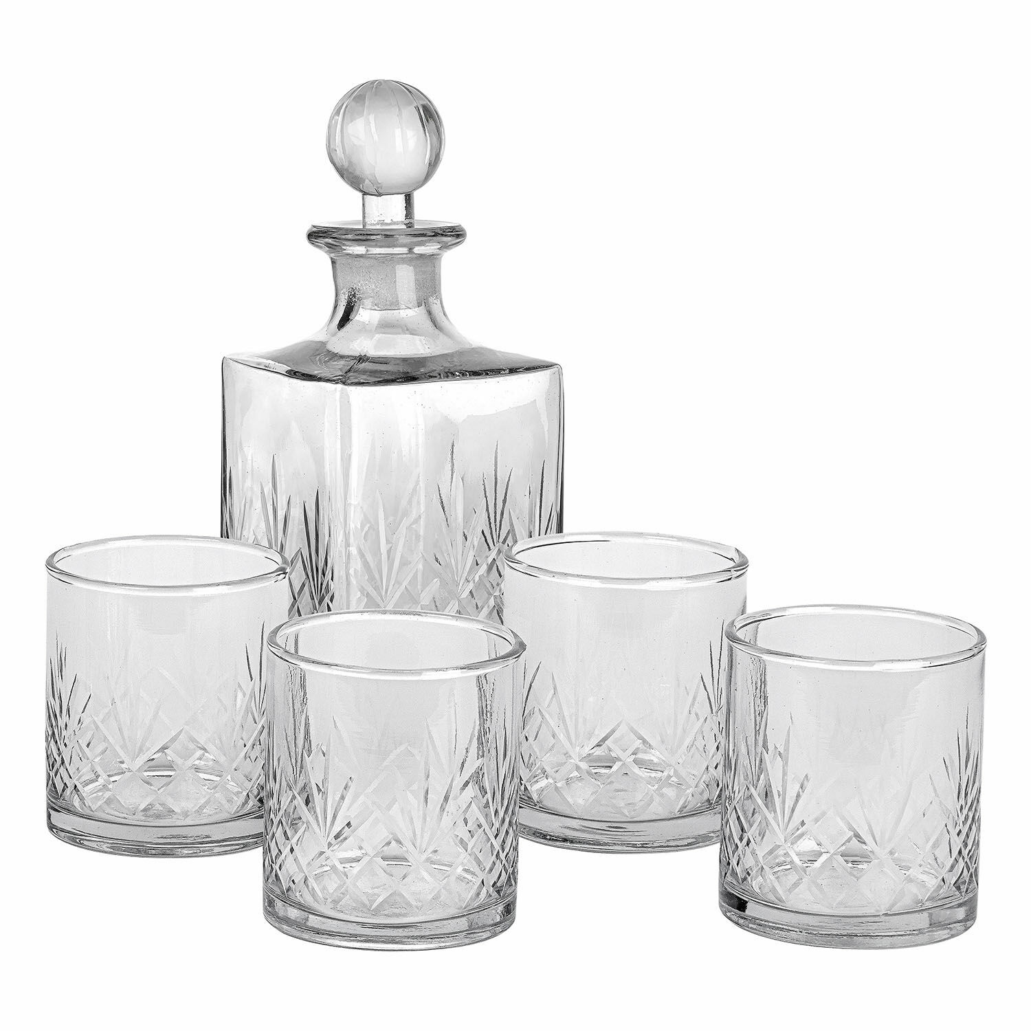 Set di 4 bicchieri con caraffa Kerrington