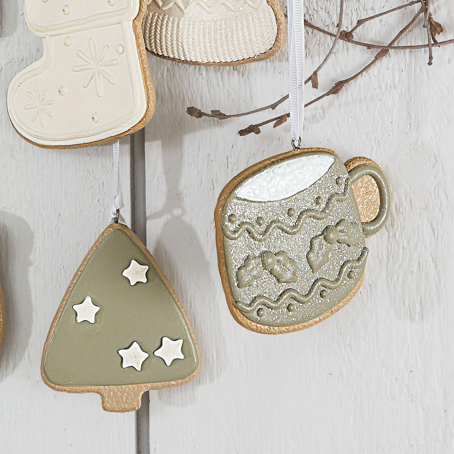 Set di 6 decorazioni da appendere Cookeville