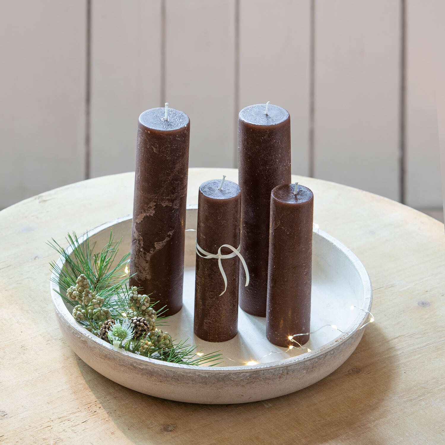 Set di 4 candele Avinal