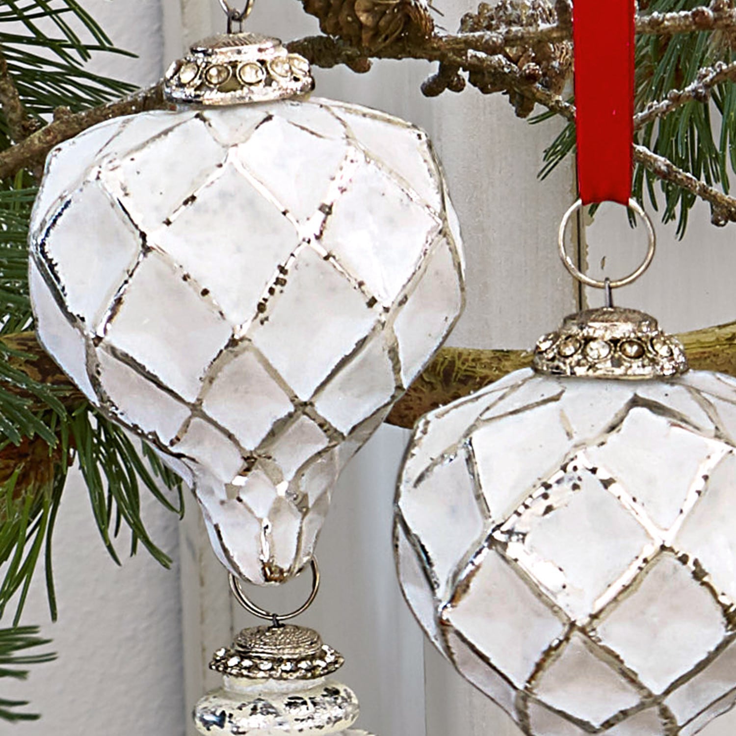 Set di 6 decorazioni natalizie Cyrano