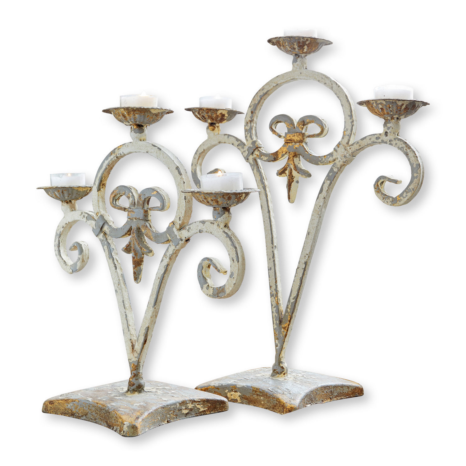 Coppia di candelabri Guilvinec