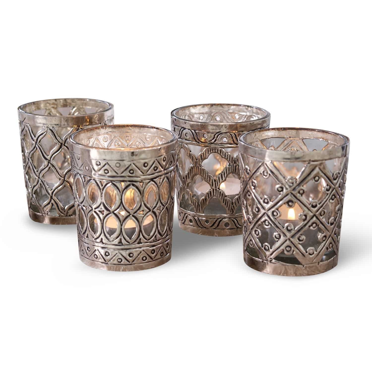 Set di 4 portalumini Ardah