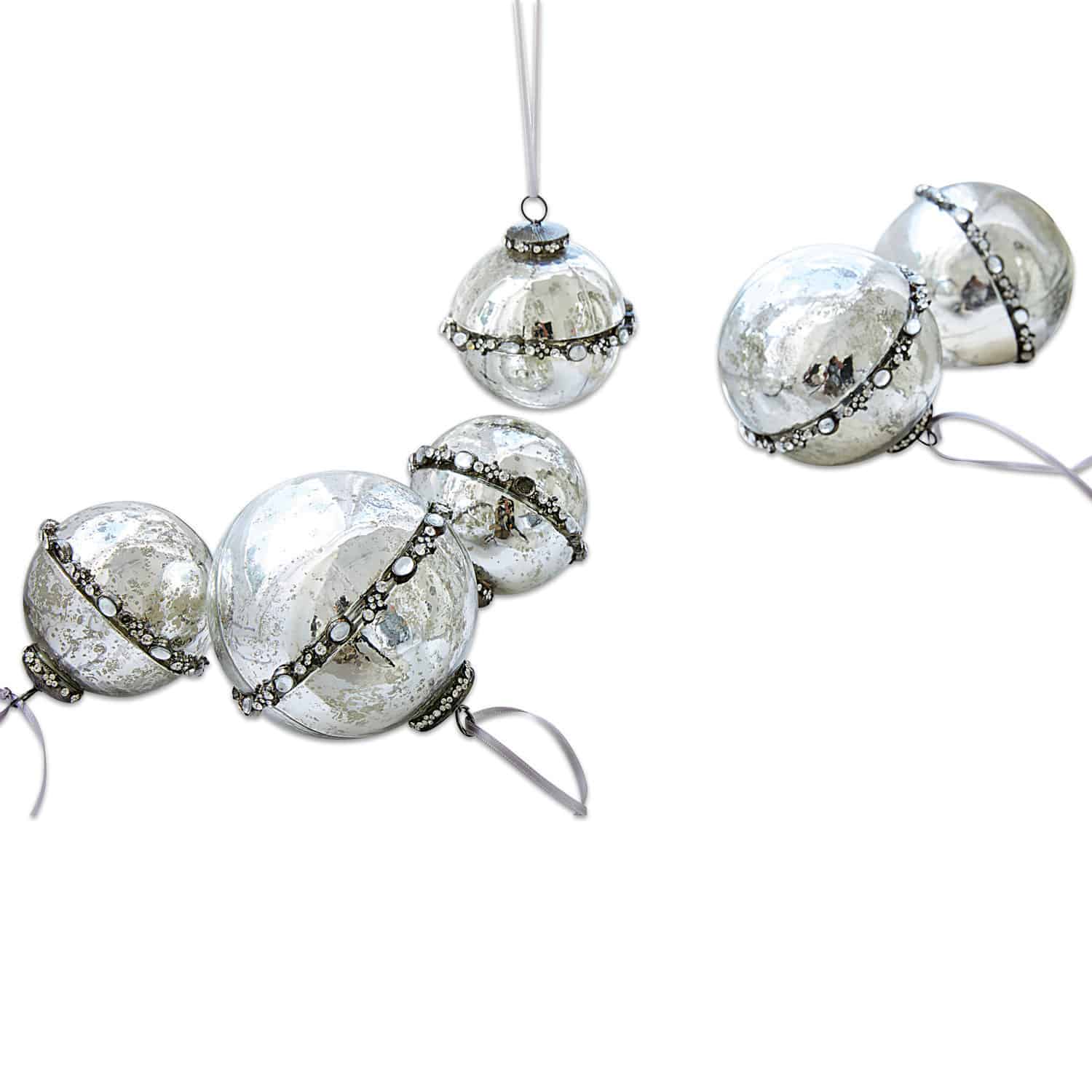 Set di 6 decorazioni natalizie Cloé