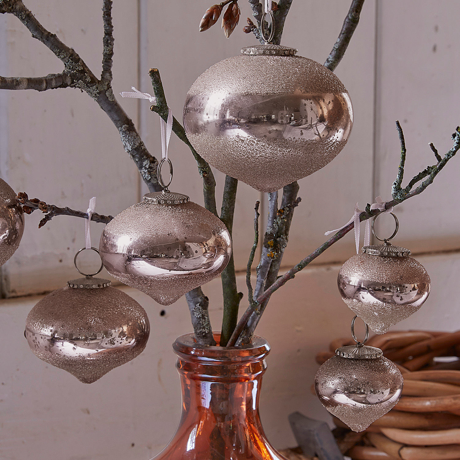 Set di 6 decorazioni natalizie Caily