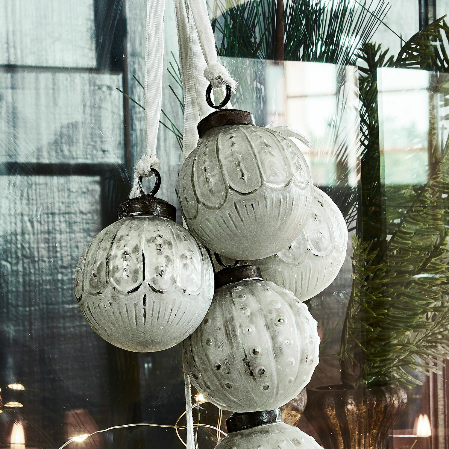 Set di 6 decorazioni natalizie Tara