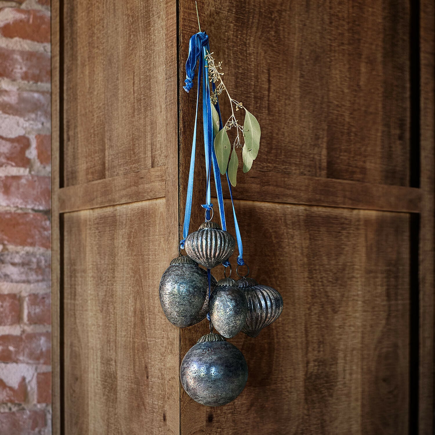 Set di 5 palline di Natale Corwynn