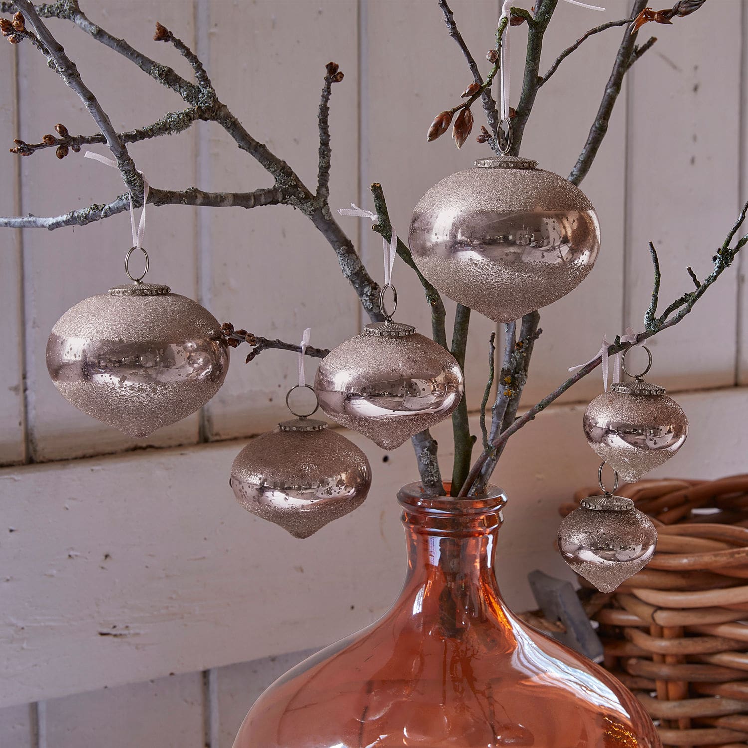 Set di 6 decorazioni natalizie Caily