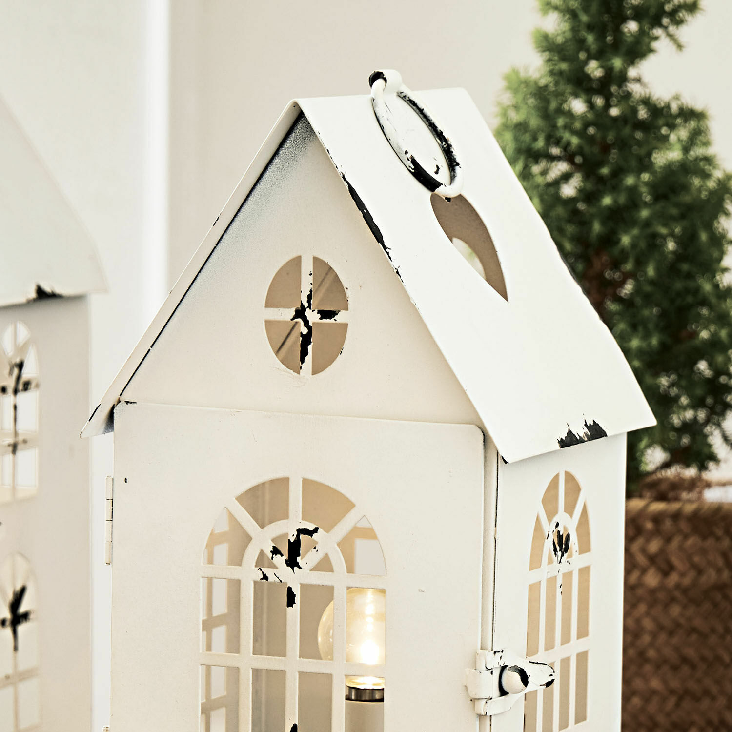 Set di 3 lanterne a LED Village