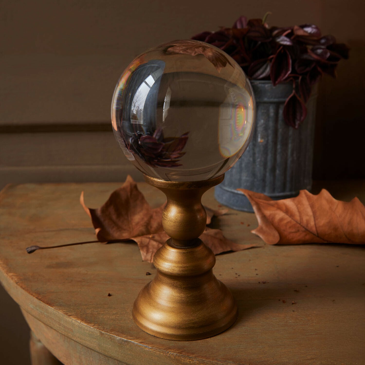 Sfera decorativa in vetro Liorwen
