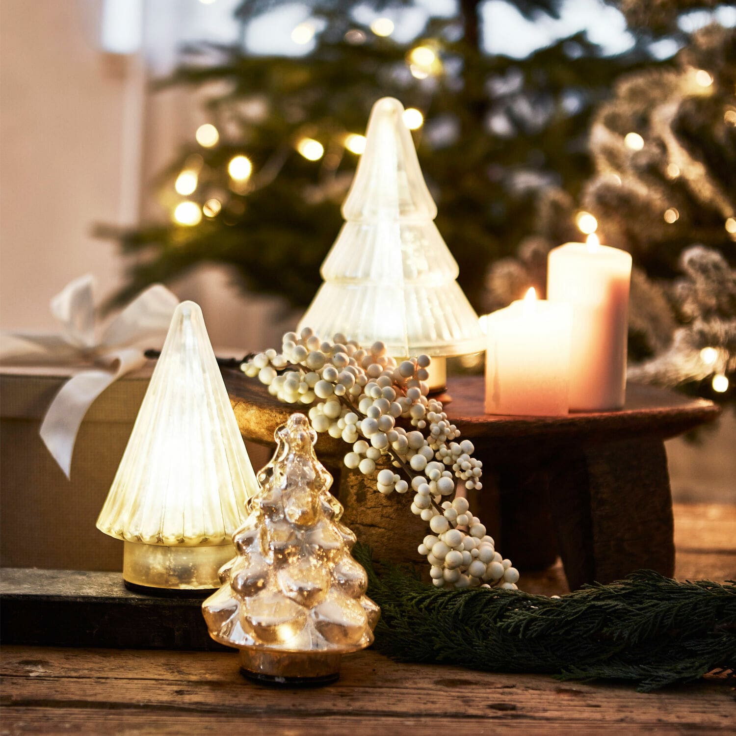 Set di 3 alberelli decorativi Chloé