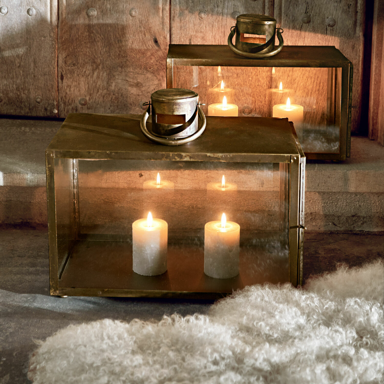 Set di 4 candele Braga
