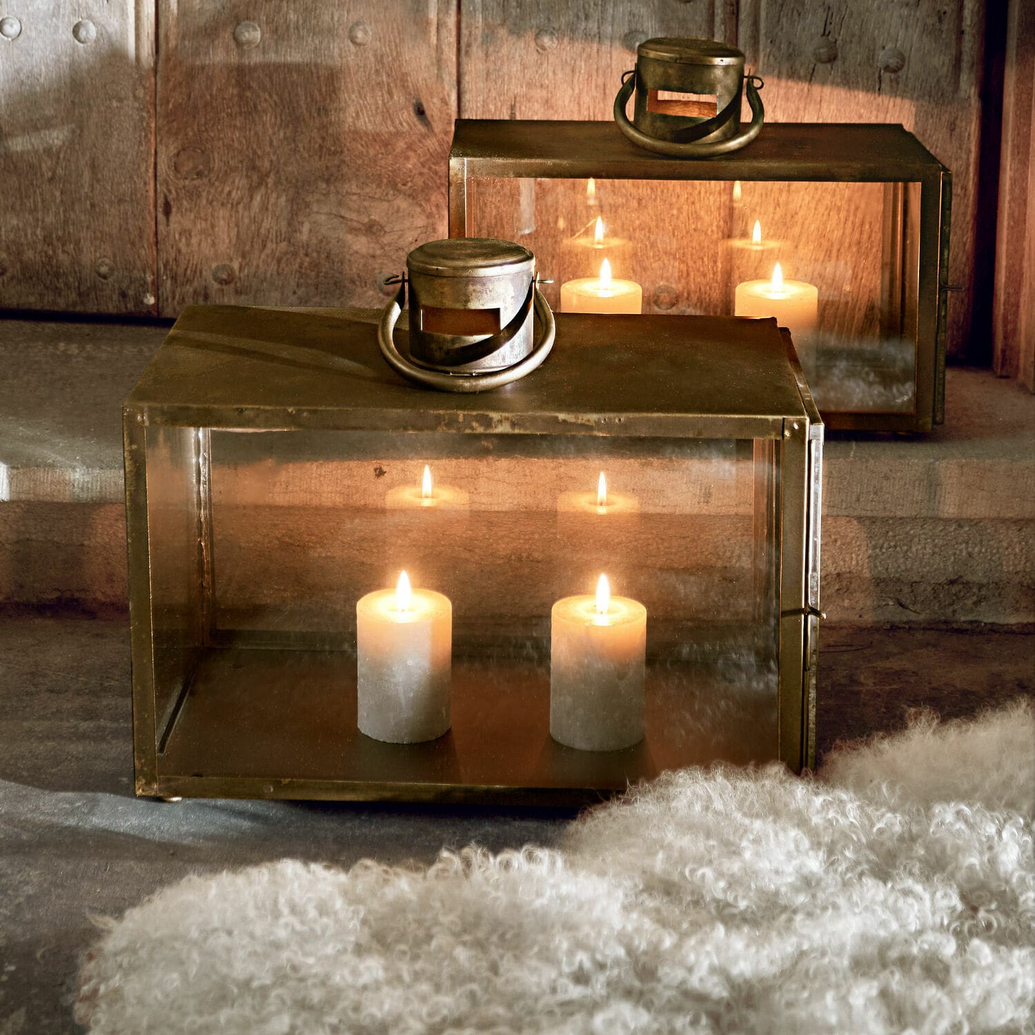 Set di 4 candele Braga