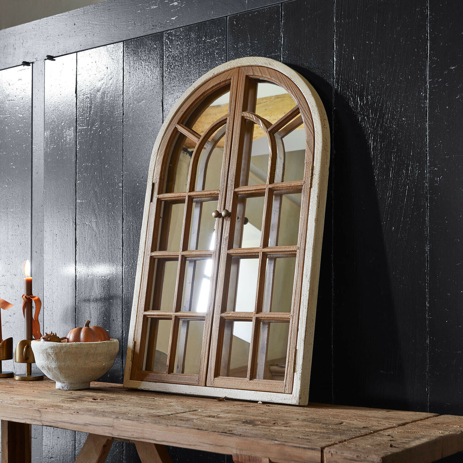 Finestra decorativa con specchio Montévine