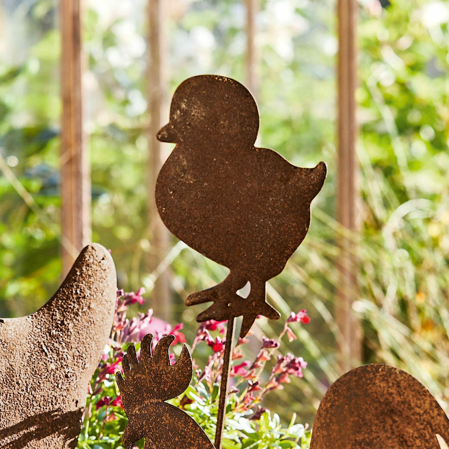 Set di 3 decorazioni da giardino con asta Arijus