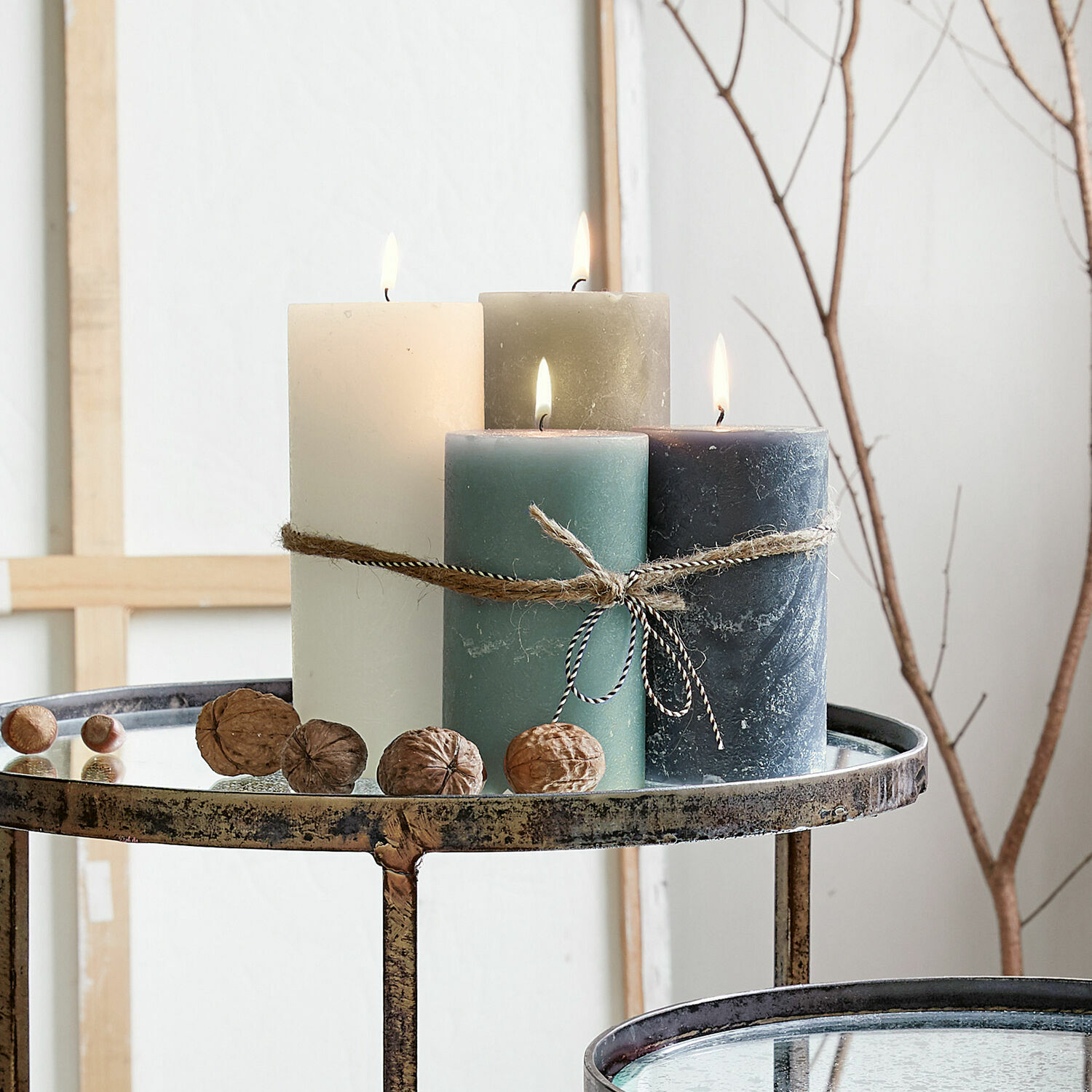 Set di 4 candele Berekua